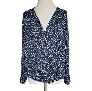 Halogen Cros Front Blouse Size Large